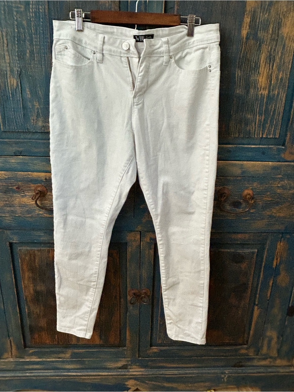 Royalty For Me White Skinny Jeans - Women